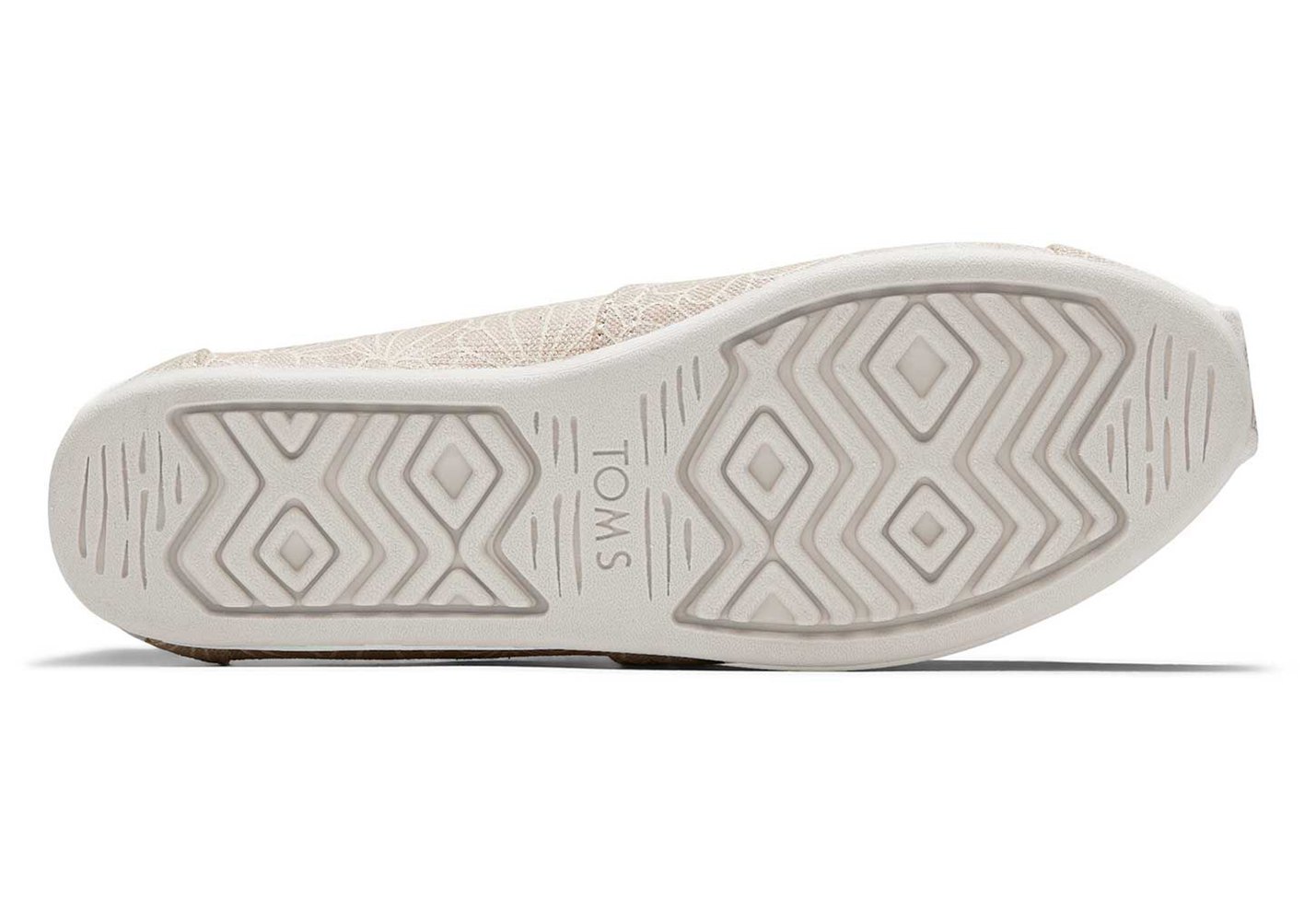 Toms Espadryle Damskie Beżowe - Alpargata Seashell - 45KGVWUOH